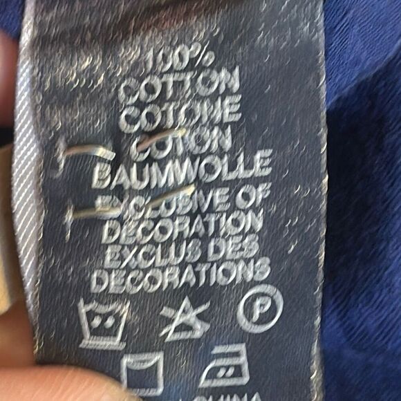 Robert Graham Men’s Navy Blue Paisley Long-Sleeve Button-Up Shirt XL Flip Cuff - Picture 12 of 12